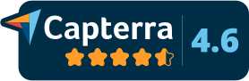 Capterra Review 4.6 Badge