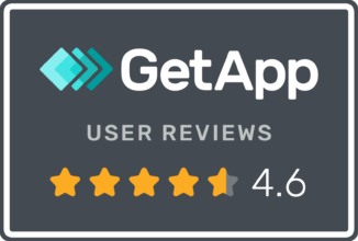 GetApp User Reviews 4.6 Badge